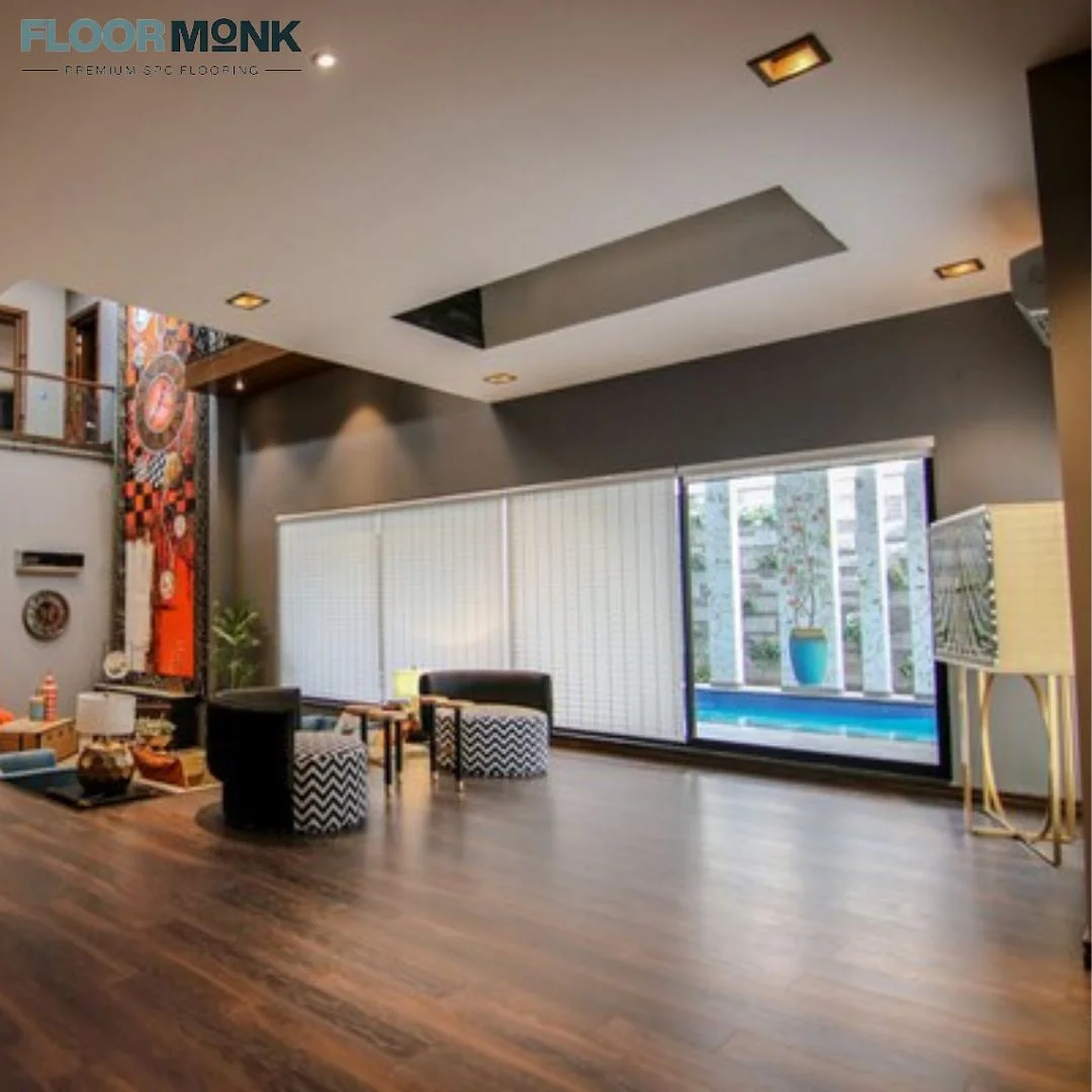 Residential space application of SPC Flooring
