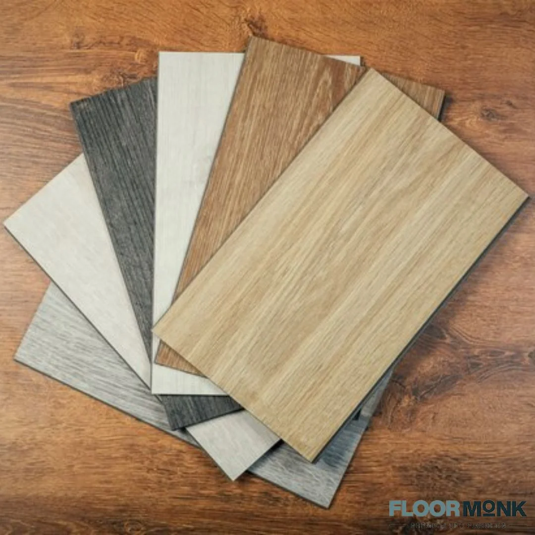 Various types of laminate flooring 