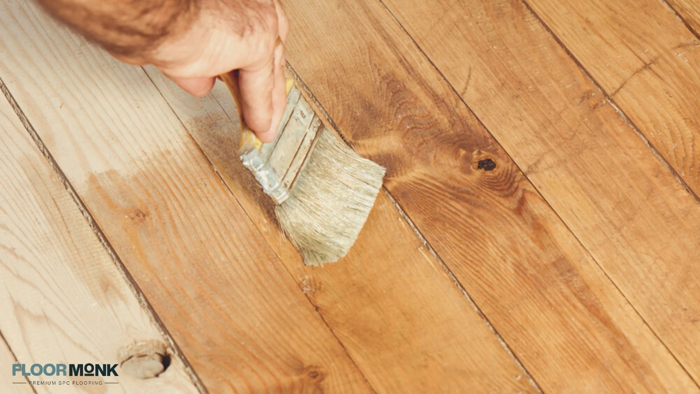 Composition of Hand-Scraped Wood Flooring