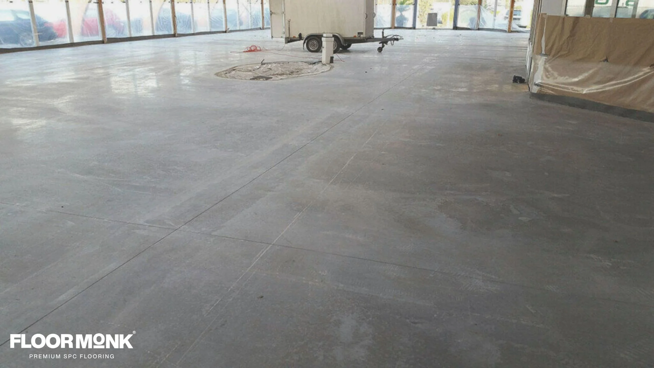 Concrete Flooring with Traction Finish