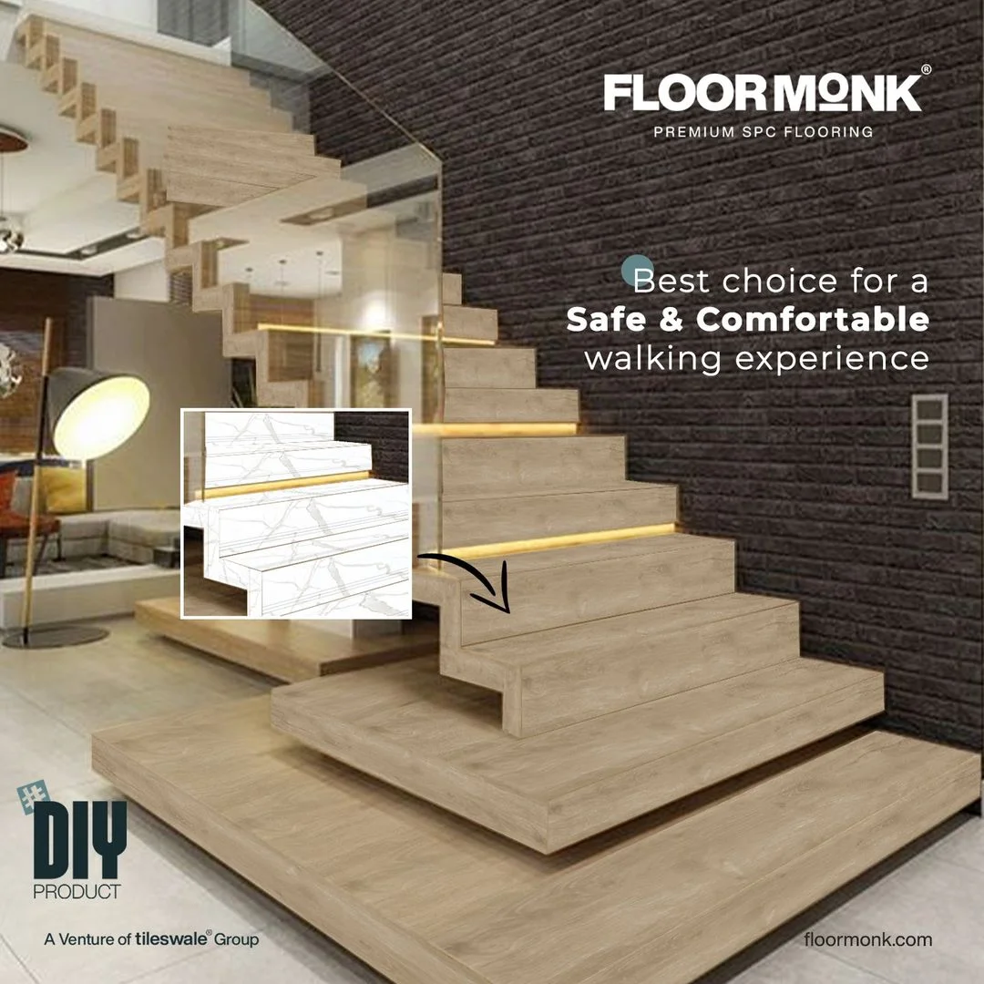 SPC Flooring for Staircase
