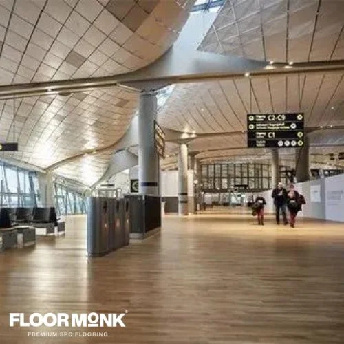 Airport Spaces Enhanced by SPC Flooring