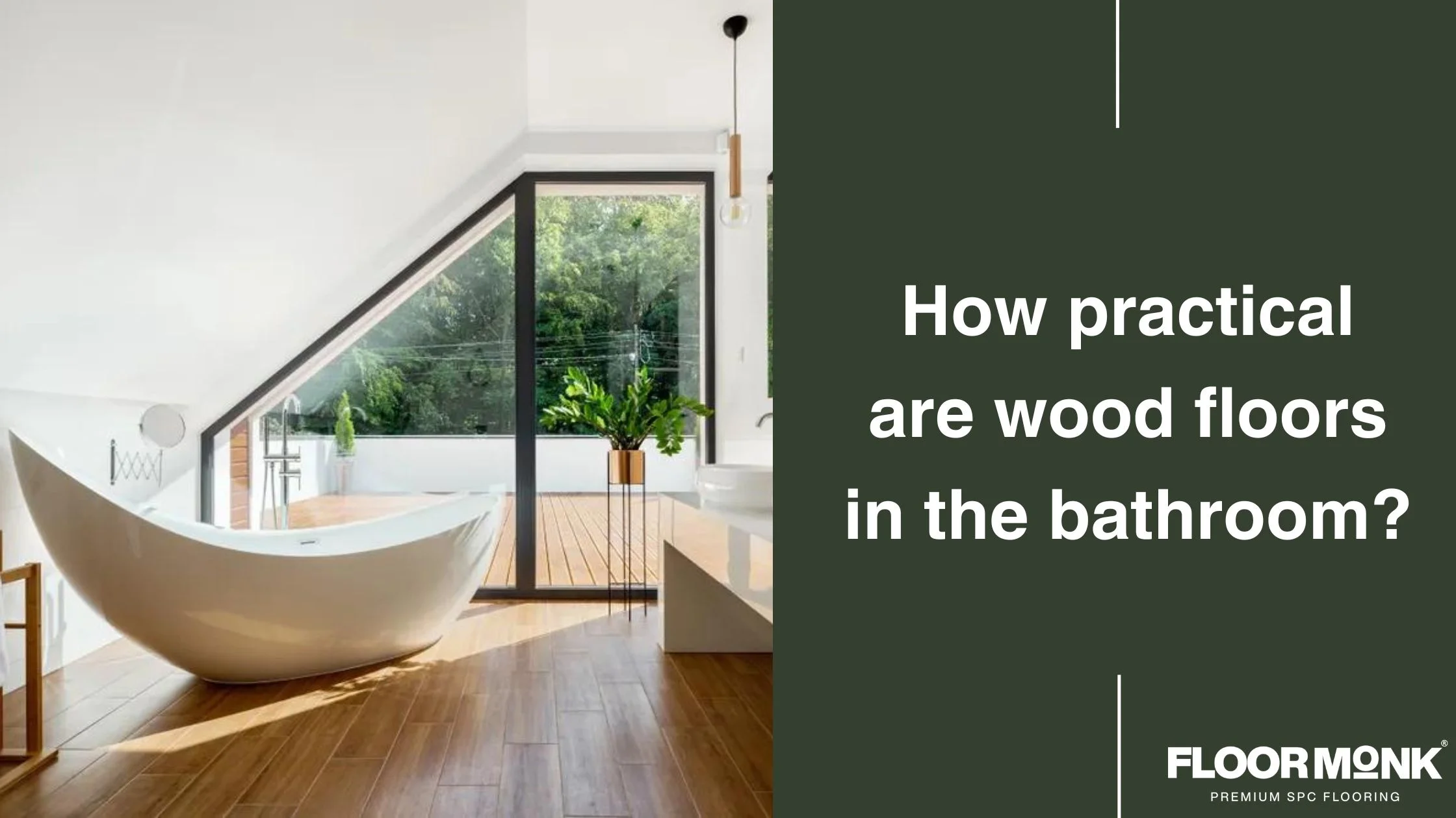 How Practical Are Wood Floors In The Bathroom?