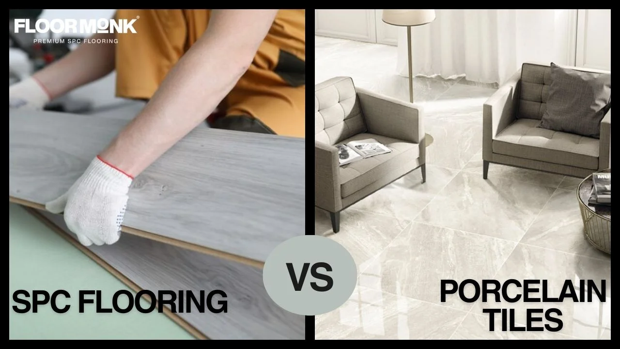 SPC Flooring Vs Porcelain Tiles: A Comprehensive Comparison