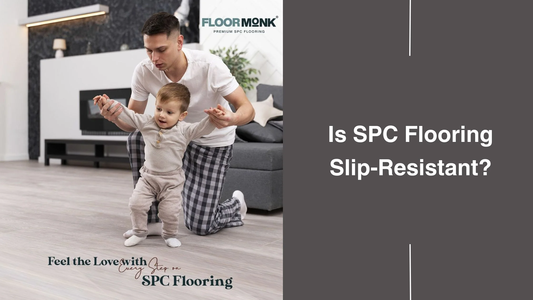 Is SPC Flooring Slip-Resistant?