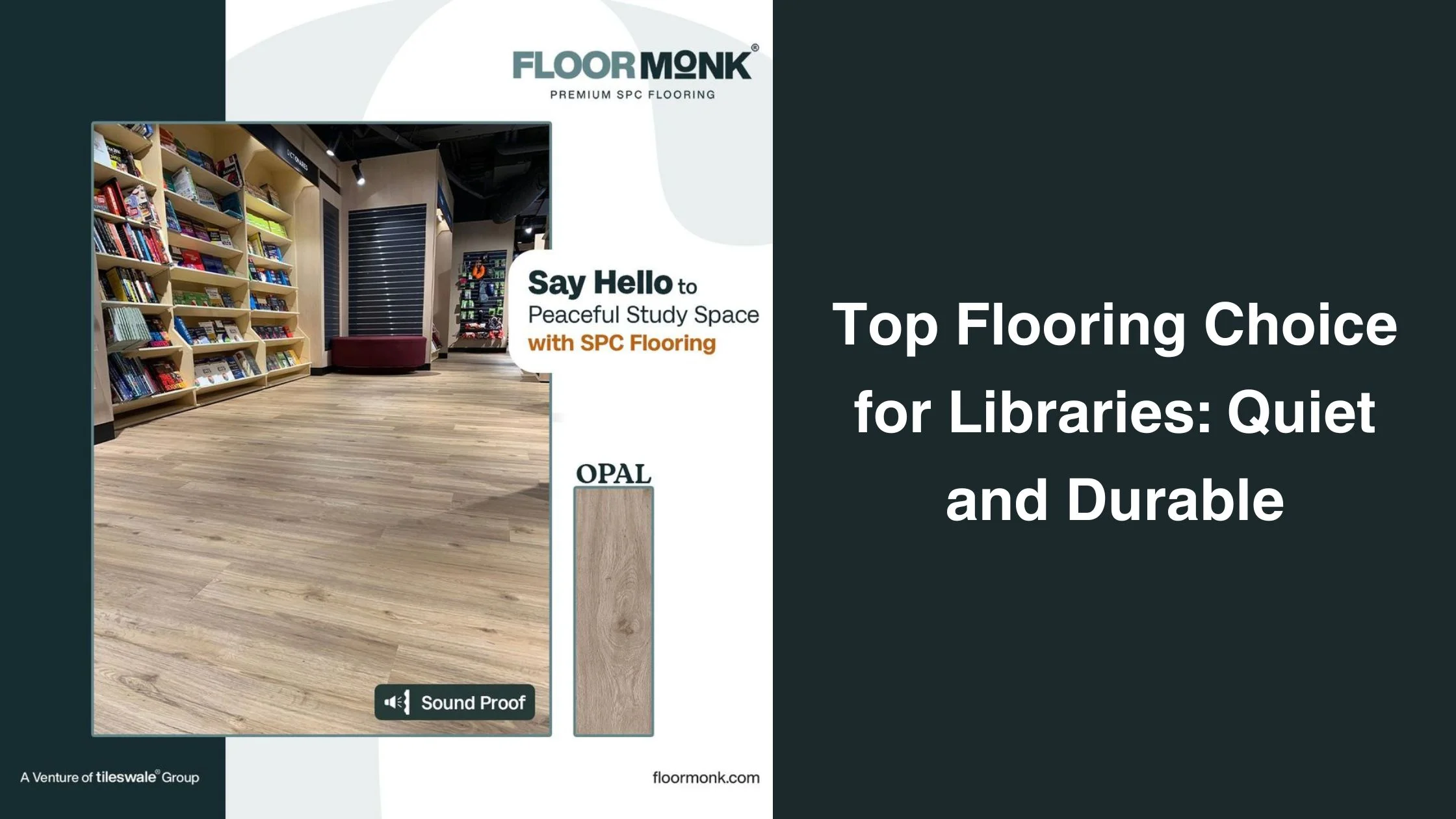 Top Flooring Choice For Libraries: Quiet And Durable