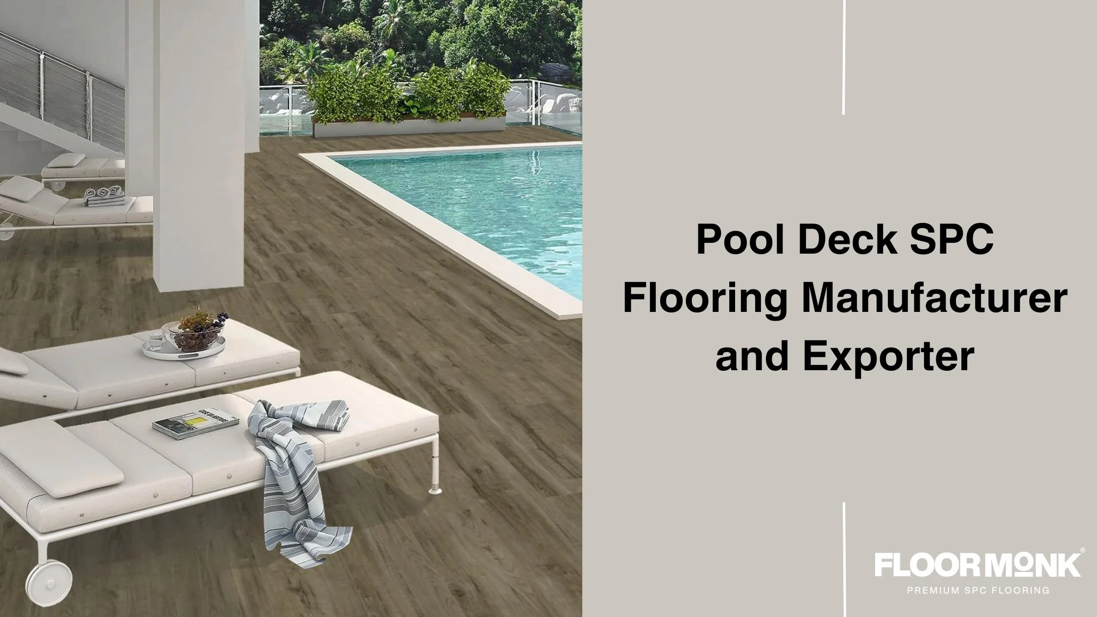 Pool Deck SPC Flooring Manufacturer And Exporter